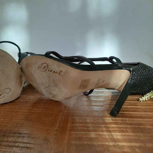 Diesel Black and Purple Heels - Picture 6 of 6